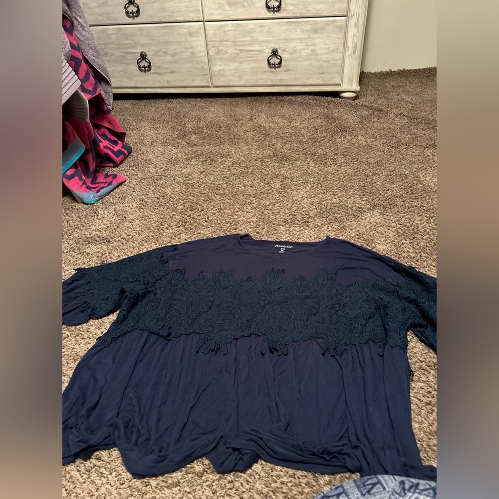 blue blouse